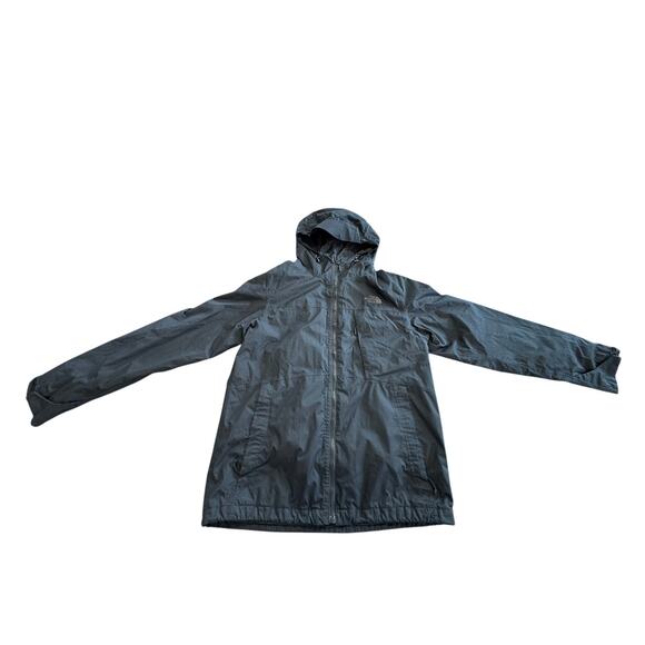"THE NORTH FACE" Mens Zip Up Rain Jacket SZ M Soft Interior Hooded Outdoors Warm - Picture 1 of 12